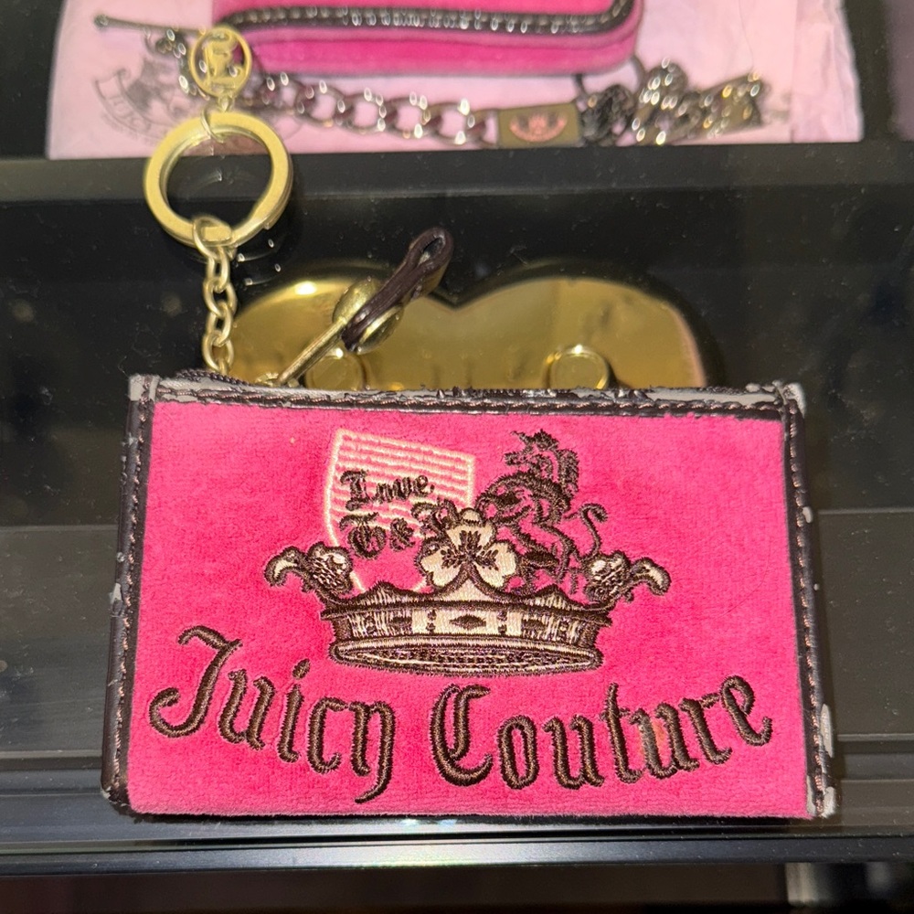 Sold… Vintage Juicy Couture Card Holder with Gold Accents
